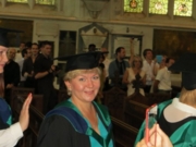 На вручении дипломов Мейдстоун Англия 2014