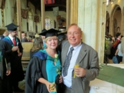 С преподователем структуральной остеопатии Стивеном Пири. Мейдстоун Англия